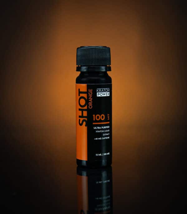 Kratom Shot 100mg MIT + 40mg kofein Orange