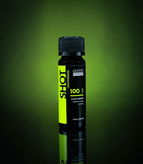 Kratom Shot 100mg MIT + 60mg kofein Lemongrass