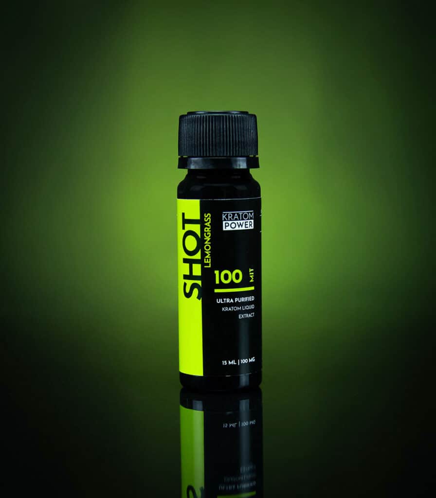 Kratom Shot 100mg MIT + 60mg kofein Lemongrass