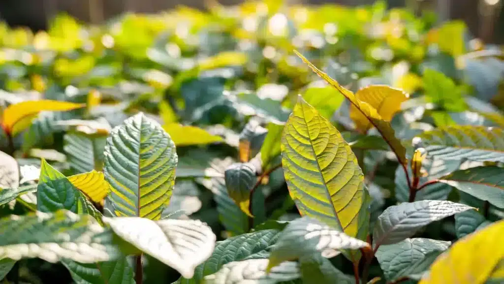 Proces zpracování kratomu