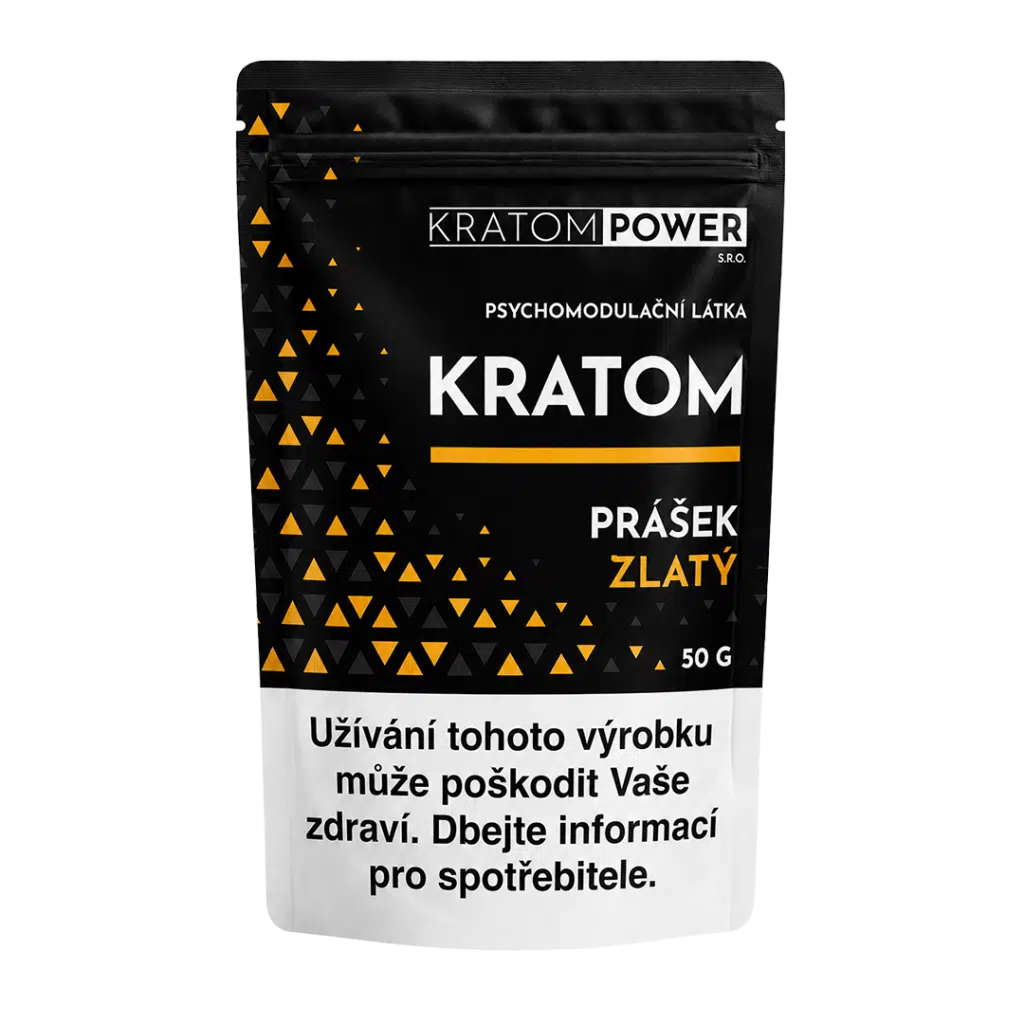 KRATOMPOWER Kratom prášek zlatý
