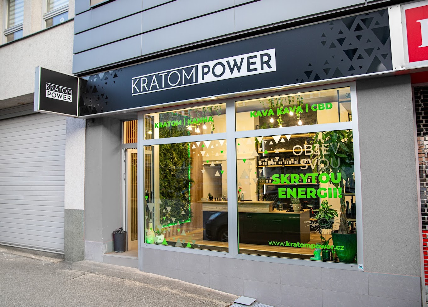 KratomPower Zlín — kamenná prodejna