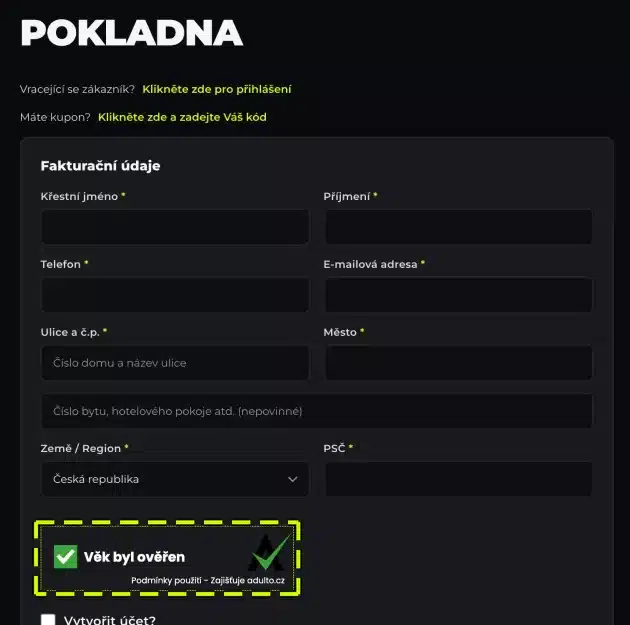 Pokladna – Věk byl ověřen
